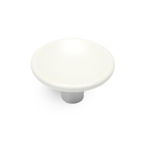 DISC 38 mm matta valkoinen nupp