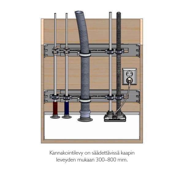 TULVARI KANNAKOINTILEVY 300-800X74MM ALLASKAAPPIIN - Image 3