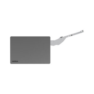 Nostin Häfele Free Slim Flap 1.10 PUSH pinta-as, antrasiitti